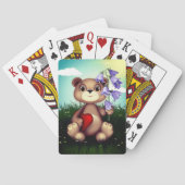 Beer Holding Boeket Flower-39920 Pokerkaarten (Achterkant)