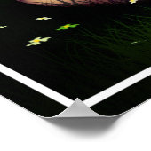 Beer Holding Boeket Flower-39920 Poster (Hoek)