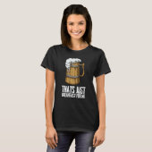 Beer Homebrew Brewer T-shirt (Voorkant volledig)