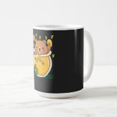 Beer Honey Jar met bijen Koffiemok (Voorkant rechts)