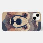 Beer hoofd laag polyontwerp Case-Mate iPhone case (Achterkant (horizontaal))