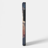 Beer hoofd low poly ontwerp iPhone hoesje (Linkerkant)