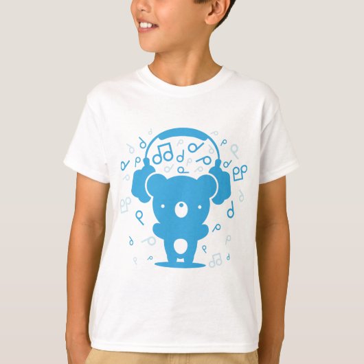 Beer_Hoofdtelefoon T-shirt (Voorkant)