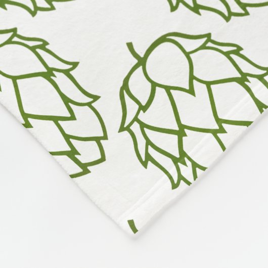Beer Hop Fleece Deken (Hoek)