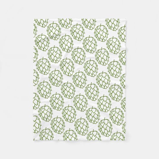 Beer Hop Fleece Deken (Voorkant)