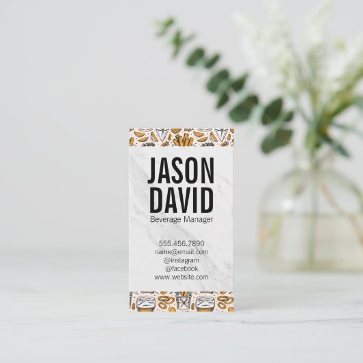 Beer | Hop Visitekaartje (Staand voorkant)