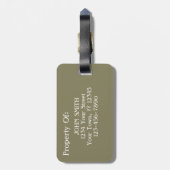 Beer Hops Brewery Home Brew Hop Head Bagagelabel (Achterkant verticaal)