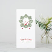 Beer Hops kerstkaart (Staand voorkant)