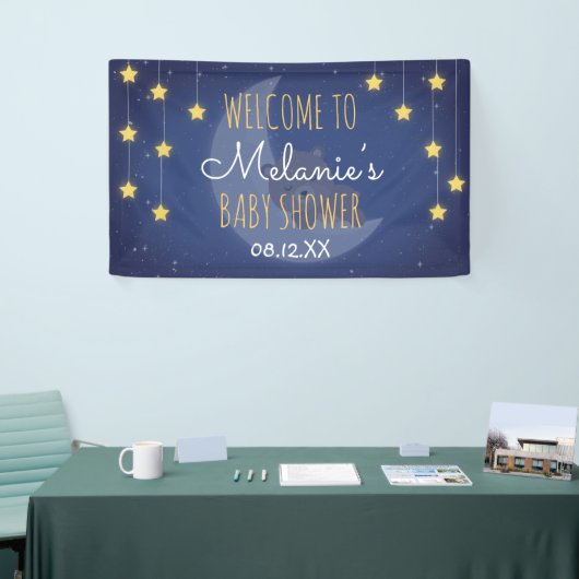 Beer houdt van je, het motorrug Baby shower Spandoek (Beurs)