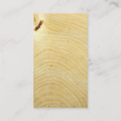 Beer | Houtkorrels Visitekaartje (Achterkant)