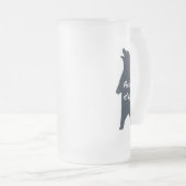 Beer Hug Custom Typography Humor Matglas Bierpul (Voorkant rechts)