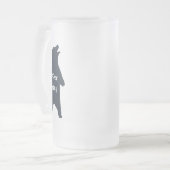 Beer Hug Custom Typography Humor Matglas Bierpul (Voorkant links)