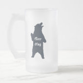 Beer Hug Custom Typography Humor Matglas Bierpul (Links)