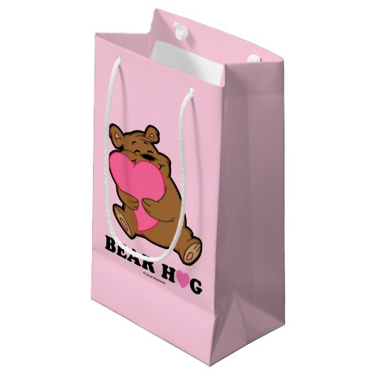 Beer Hug Gift Bag Klein Cadeauzakje (Voorkant Gekanteld)