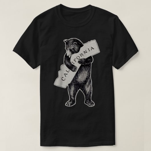 Beer Hug I Love California Art Retro  Cali T-shirt (Design voorkant)