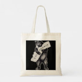 Beer Hug I Love California Shirt Art-Retro  Tote Bag (Achterkant)