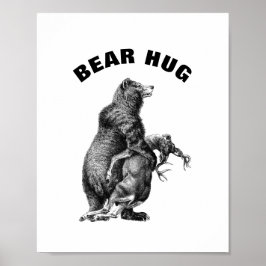 Beer Hug Poster