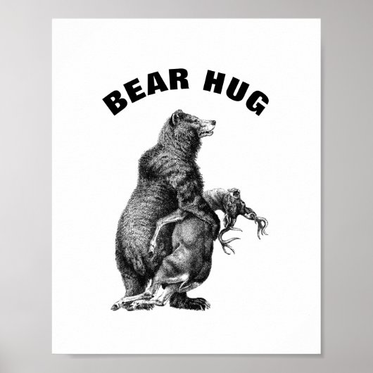 Beer Hug Poster (Voorkant)