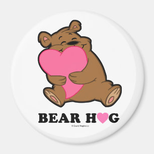 Beer Hug Round Magnets Magneet