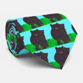 Beer Hug. Twee beren in de natuur Stropdas (Opgerold)