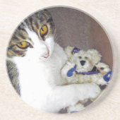 Beer Hug Zandsteen Onderzetter (Voorkant)