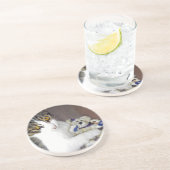 Beer Hug Zandsteen Onderzetter (Zijkant)