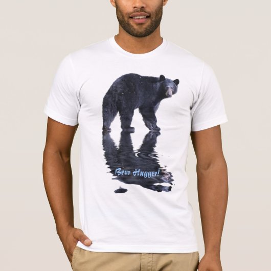 Beer Hugger Zwart Beer Fun Wildlife T-shirt (Voorkant)