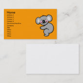 Beer Hugging Koala Visitekaartje (Voorkant / Achterkant)