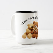 Beer Hugs 15-ounce Two-Tone Mok (Voorkant links)