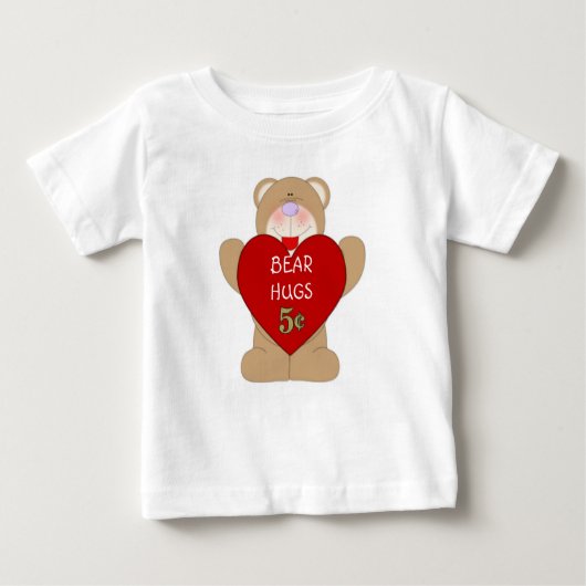 Beer Hugs 5 cent Baby T-Shirts (Voorkant)