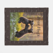 Beer Hugs Fleece Deken (Voorkant (Horizontaal))