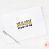 Beer Human Ronde Sticker (Envelop)
