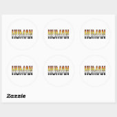 Beer Human Ronde Sticker (Vel)