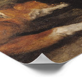 Beer Hunt of, strijd tussen honden en Beren Poster (Hoek)