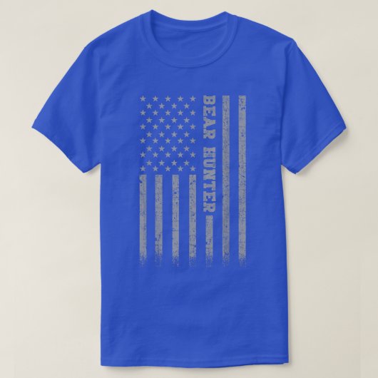 Beer Hunter American Flag 235 T-shirt (Design voorkant)