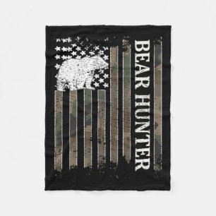 Beer Hunter American Flag Beer Hunting Lover 1 Fleece Deken