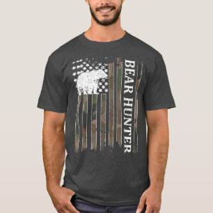 Beer Hunter American Flag Beer Hunting Lover 236 T-shirt