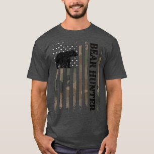 Beer Hunter American Flag Beer Hunting Lover Premi T-shirt