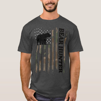 Beer Hunter American Flag Beer Hunting Lover Premi T-shirt