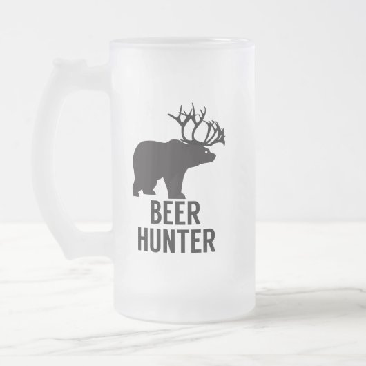 Beer Hunter Beer Beste Corns Cariou Funny Humor Matglas Bierpul (Links)