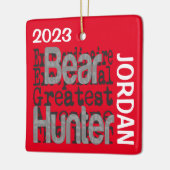 Beer Hunter Buitengewoon CUSTOM Keramisch Ornament (Links)