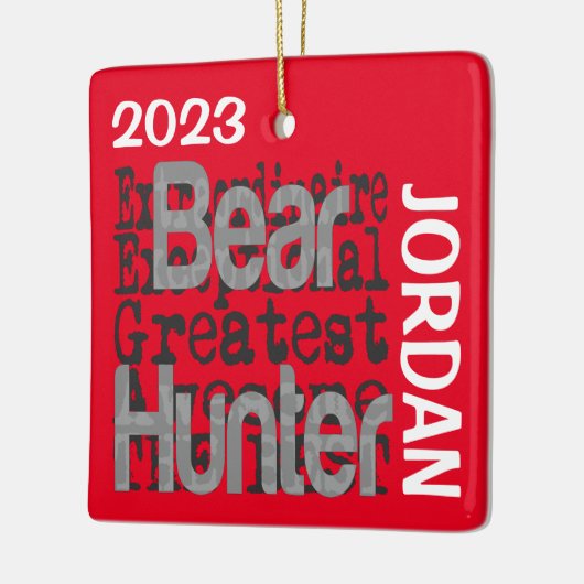 Beer Hunter Buitengewoon CUSTOM Keramisch Ornament (Links)