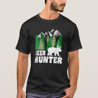 Beer Hunter Funny Beer Deer Beer Pun T Shirt