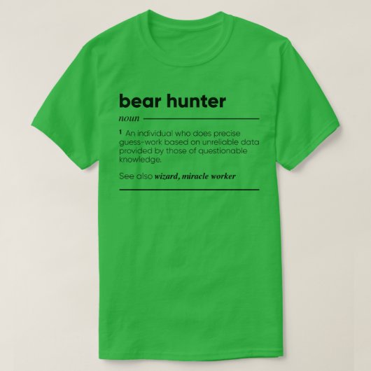Beer Hunter Funny Definition Premium T-shirt (Design voorkant)