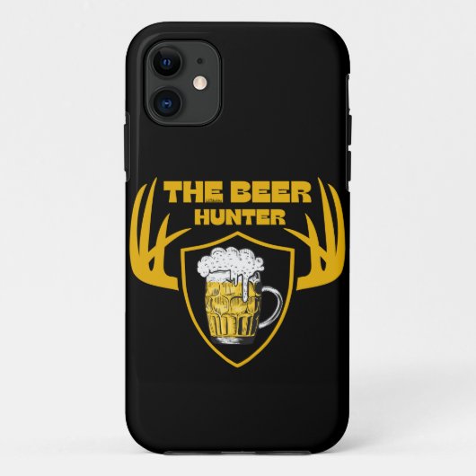 BEER HUNTER grappige bierminnaar, citaat Case-Mate iPhone Case (Achterkant)