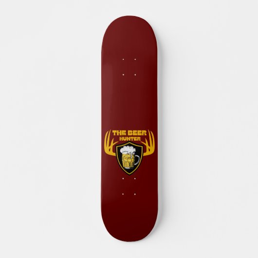 BEER HUNTER grappige bierminnaar, citaat Persoonlijk Skateboard (Voorkant)