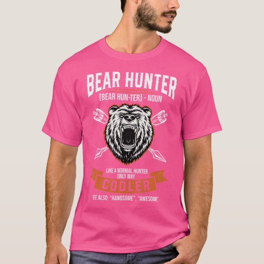 Beer Hunter Noun Funny Definition T-shirt (Voorkant)