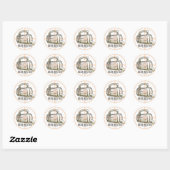 Beer Hunter Ronde Sticker (Vel)