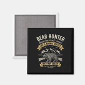 Beer Hunter T Shirt  Hunting Funny Hunters Magneet (Voorkant / Achterkant)