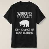 Beer Hunter Weekend Forecast T-shirt (Design voorkant)